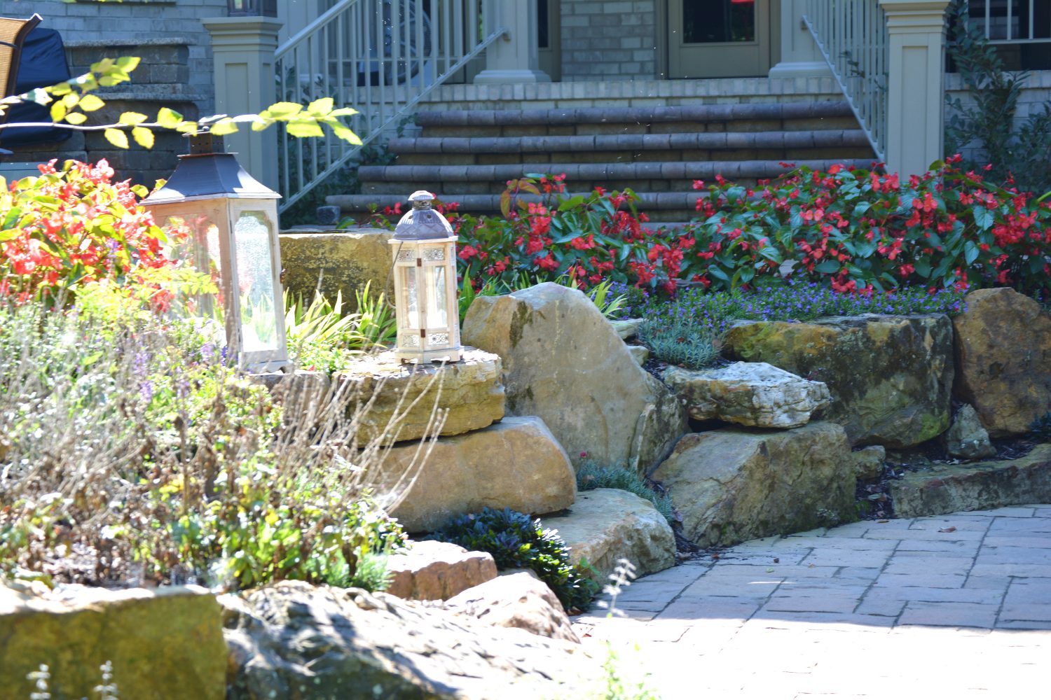 Fall cleanup season on a Plant Studio Landscape property in Muncie
